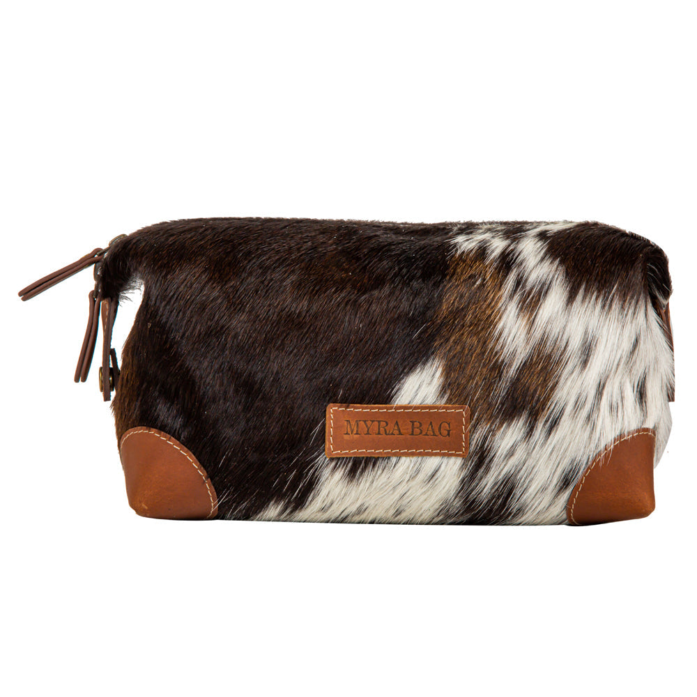 Cullom Trail Hair-On Hide Make Up Kit In Black