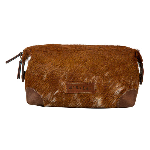 Cullom Trail Hair-On Hide Make Up Kit In Brown