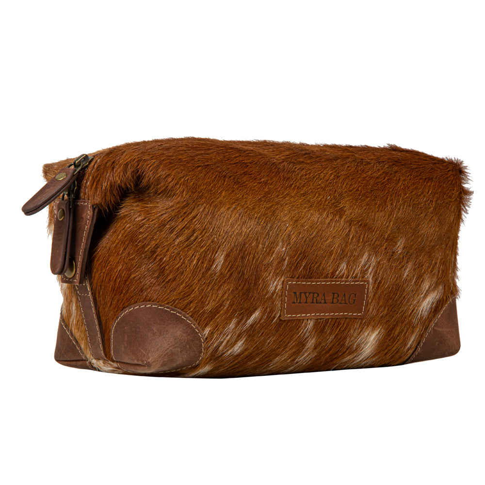 Cullom Trail Hair-On Hide Make Up Kit In Brown