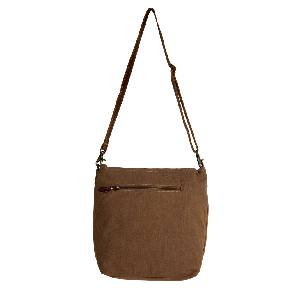 Just Like Home Accent Stitch Shoulder Bag