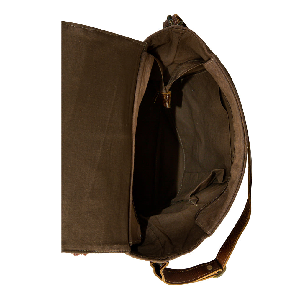 Just Like Home Accent Stitch Shoulder Bag