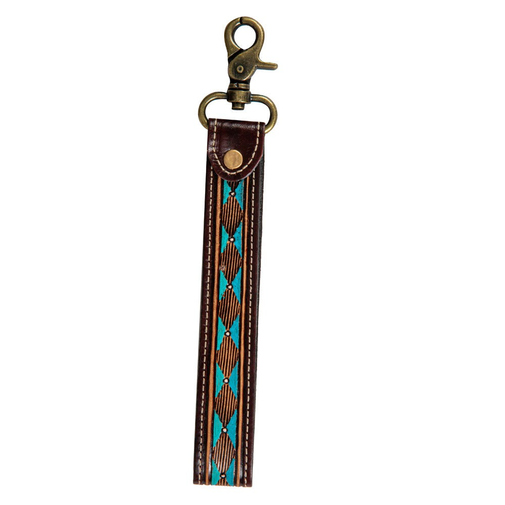 Mesa Rock Hand-Tooled Strap Key Fob