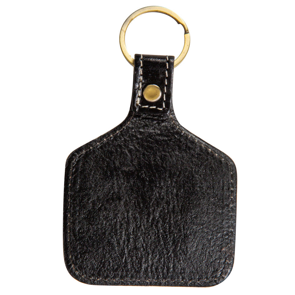 Country Road Hand-Tooled Key Fob