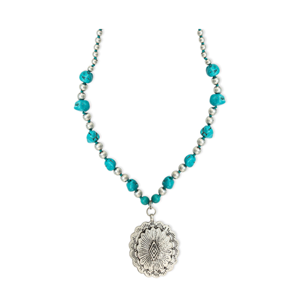 Verdant Valley Concho Necklace