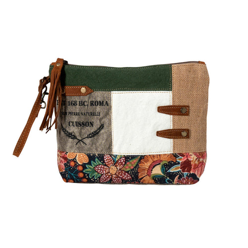 Boulangerie Floral Trim Pouch