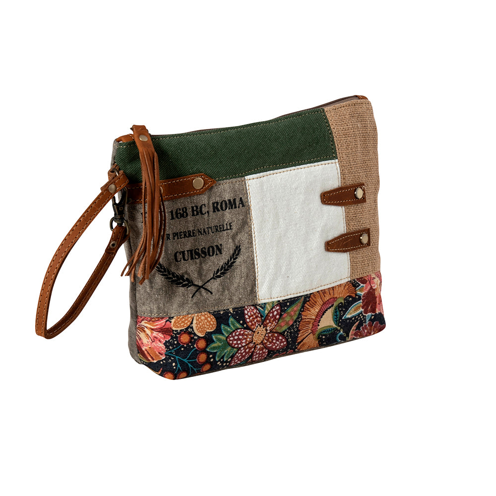 Boulangerie Floral Trim Pouch