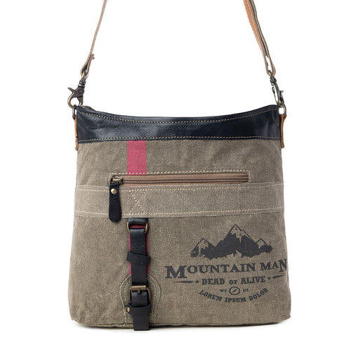 Mountain Man Rustic Shoulder Bag