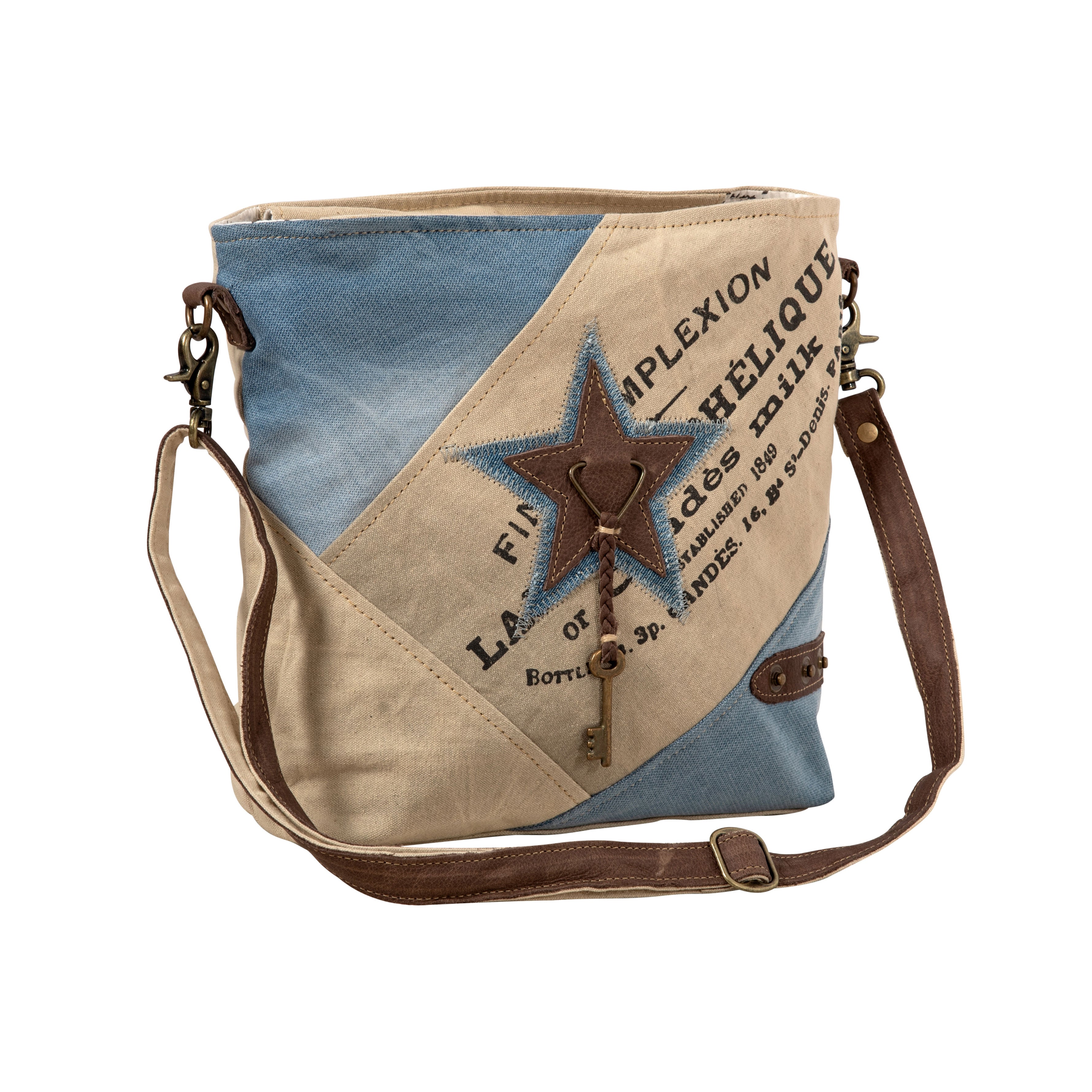 Blue Star Key Messenger Bag