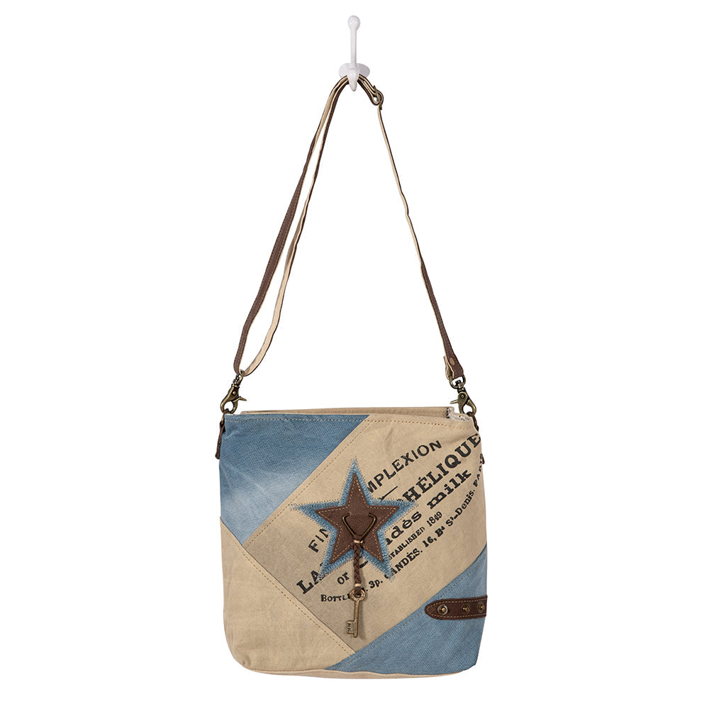 Blue Star Key Messenger Bag