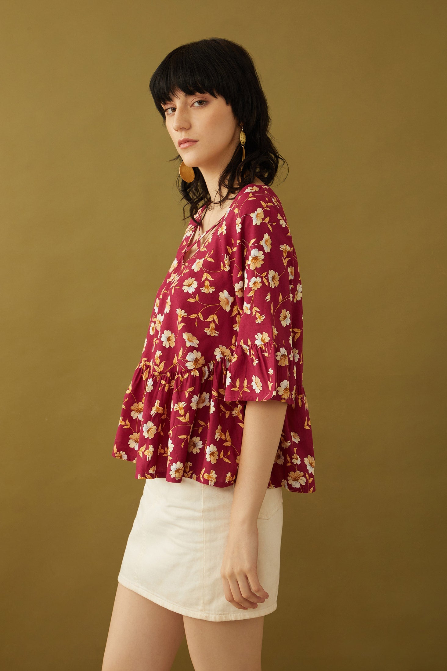 Bethany Floral Top