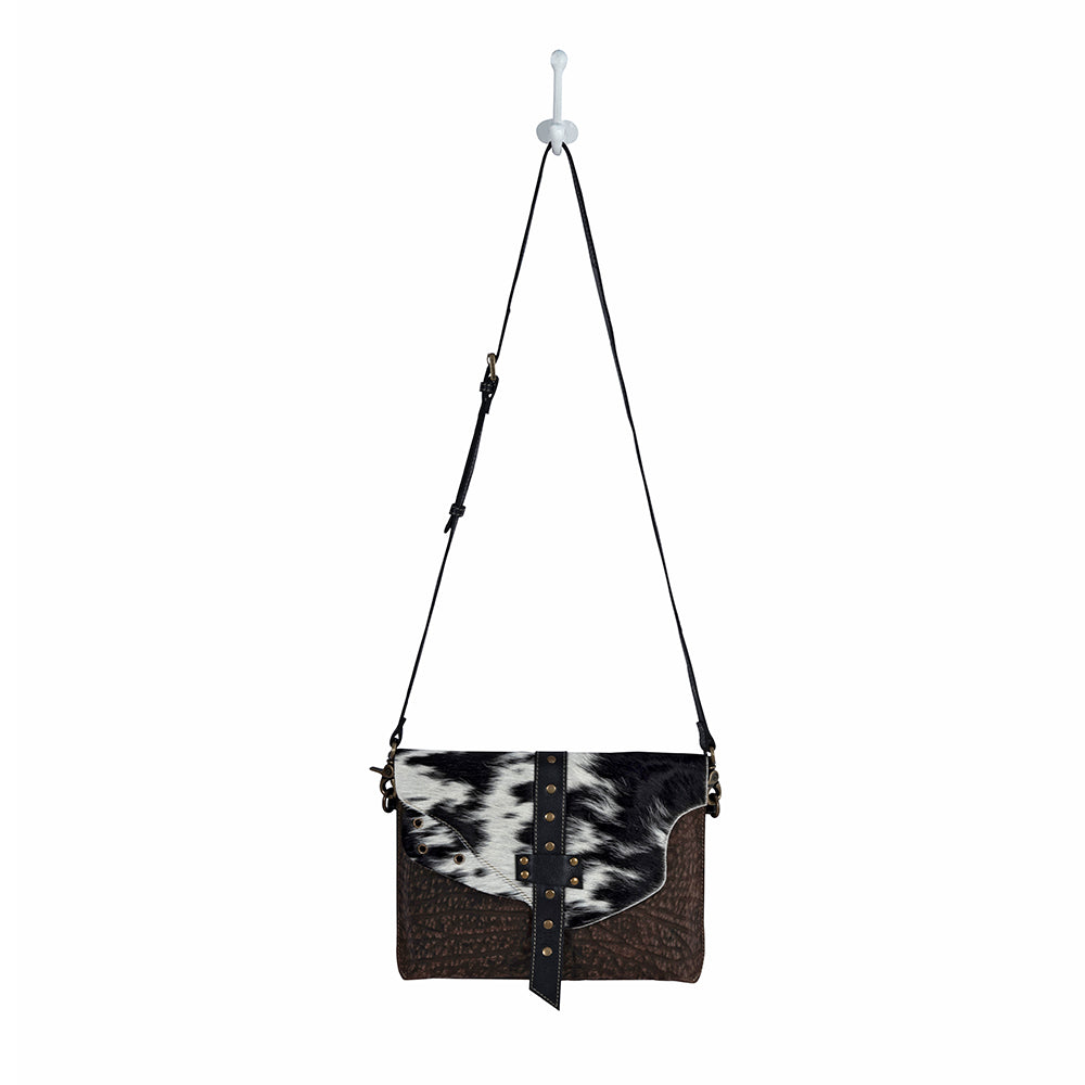 Cart Hill Mine Leather & Hairon Bag