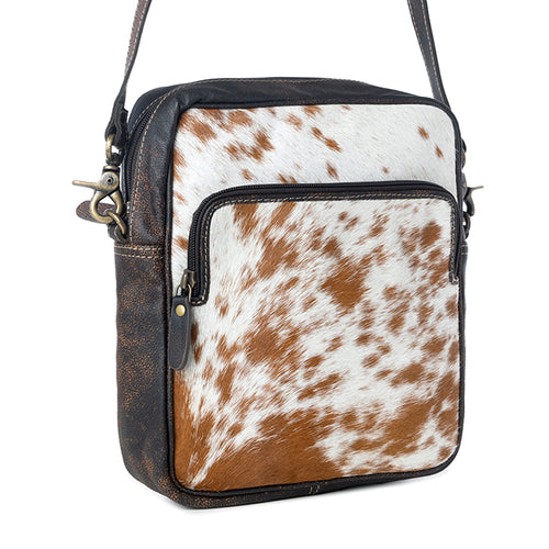 Silver Mine Leather & Hairon Bag