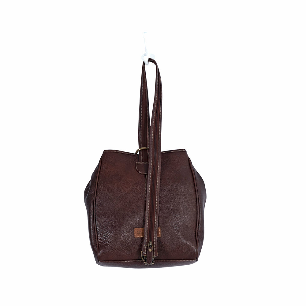 Mountain Trail Convertible Leather & Hairon Bag