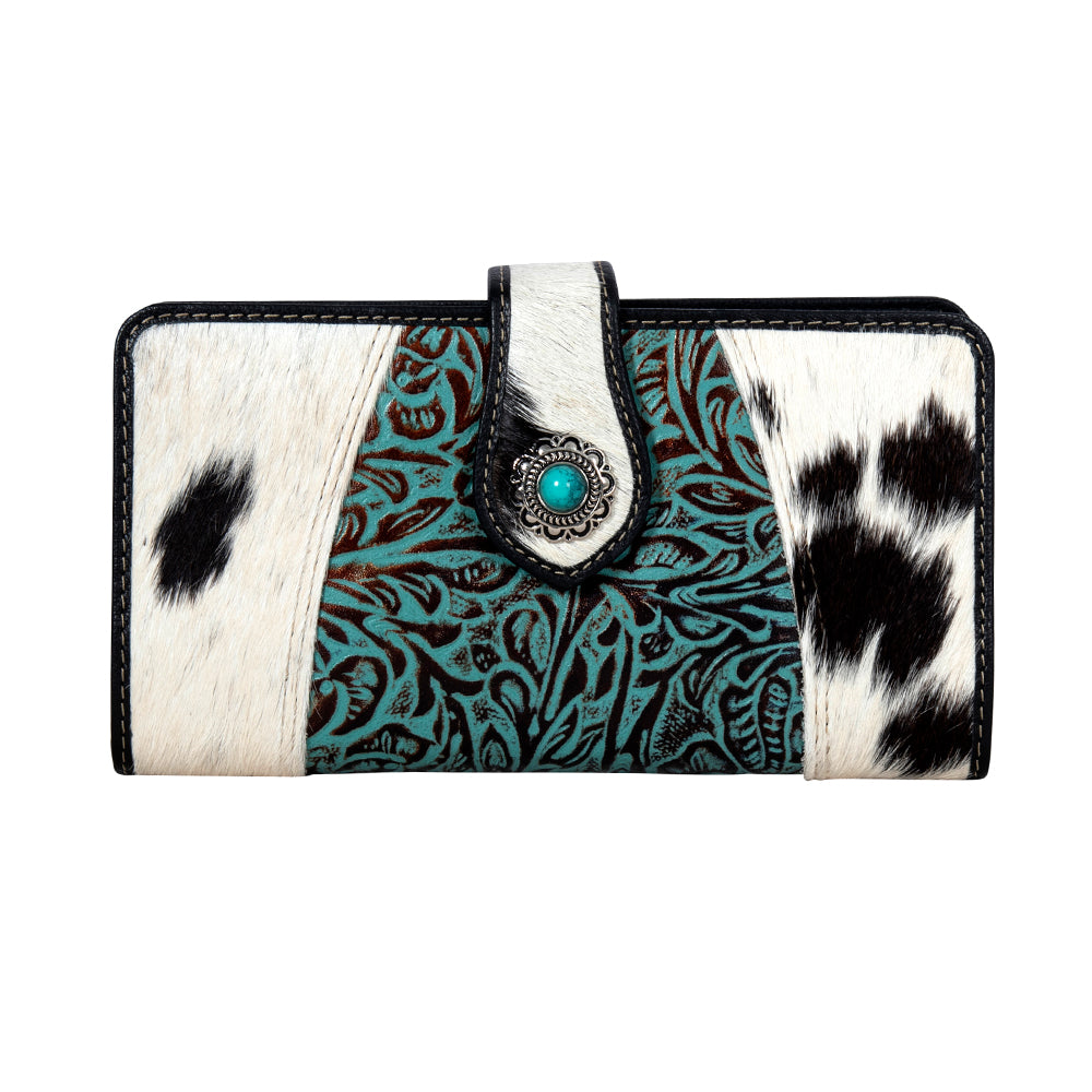 Delilah Creek Hand-Tooled Clutch Wallet