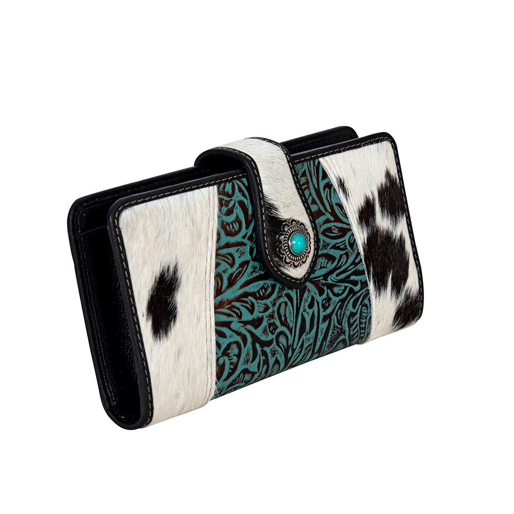 Delilah Creek Hand-Tooled Clutch Wallet