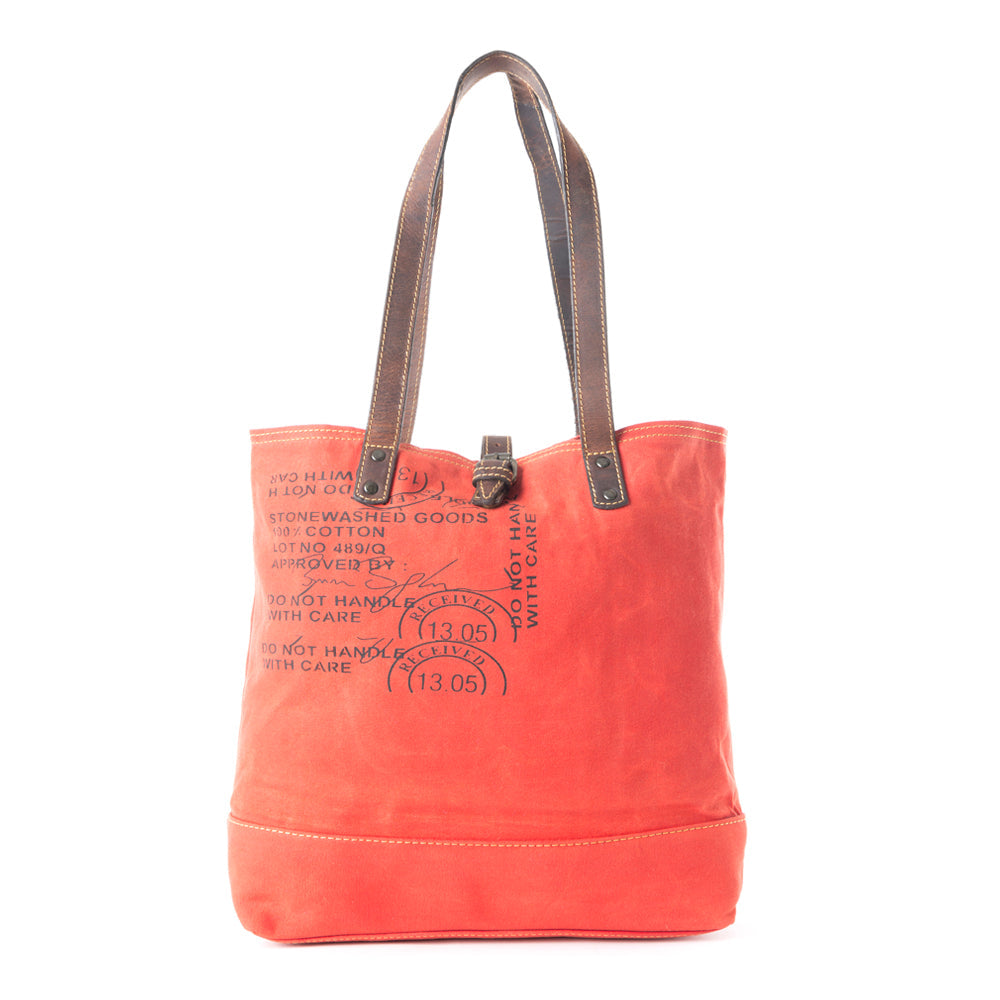 Graded Cotton Woven Canvas Tote Bag
