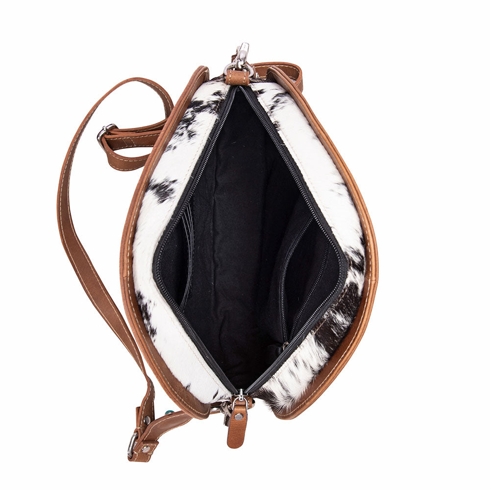Prairie Dreams Hand-Tooled Round Bag