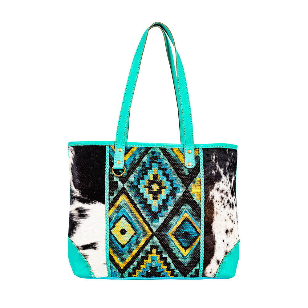 Tonga Ridge Tote Bag In Turquoise