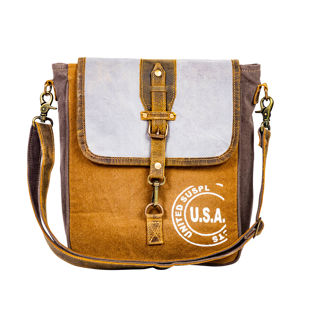 USA Vintange-Style Shoulder Bag