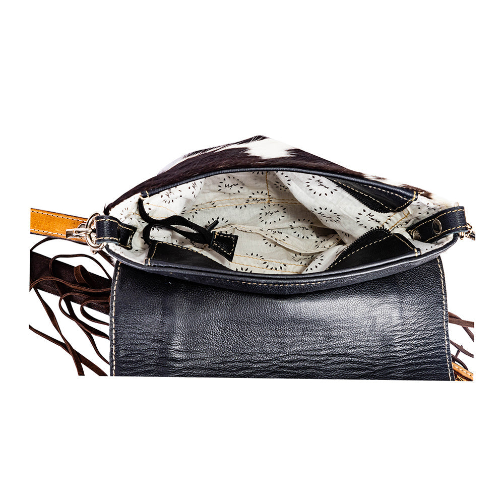 Saba Trail Hand-Tooled Bag In Light & Dark