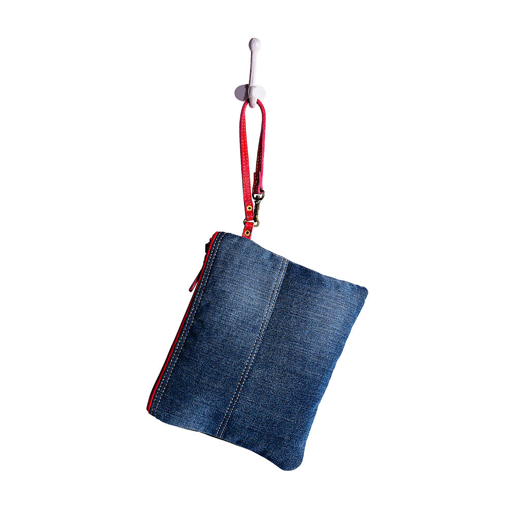 Charley Denim Pouch