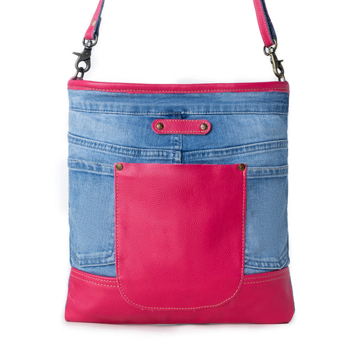 Charley Denim Shoulder Bag