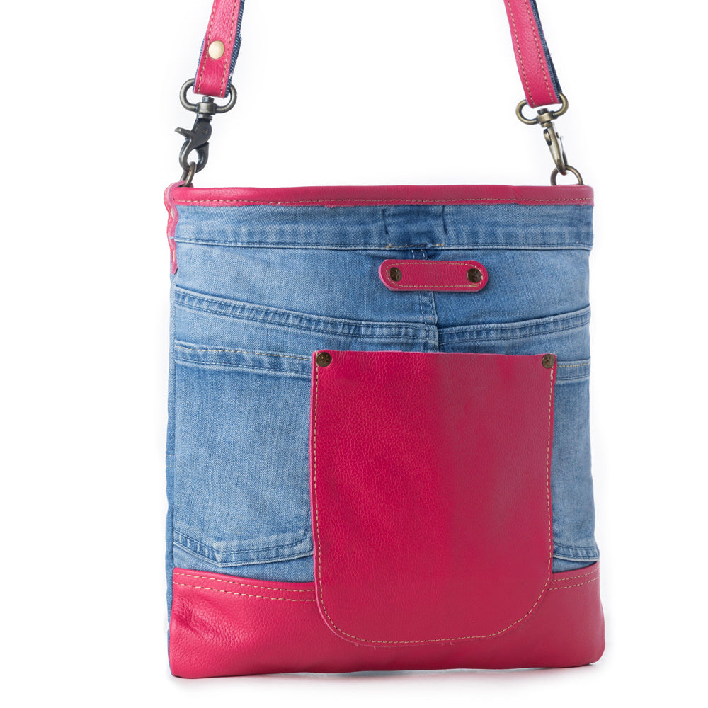 Charley Denim Shoulder Bag