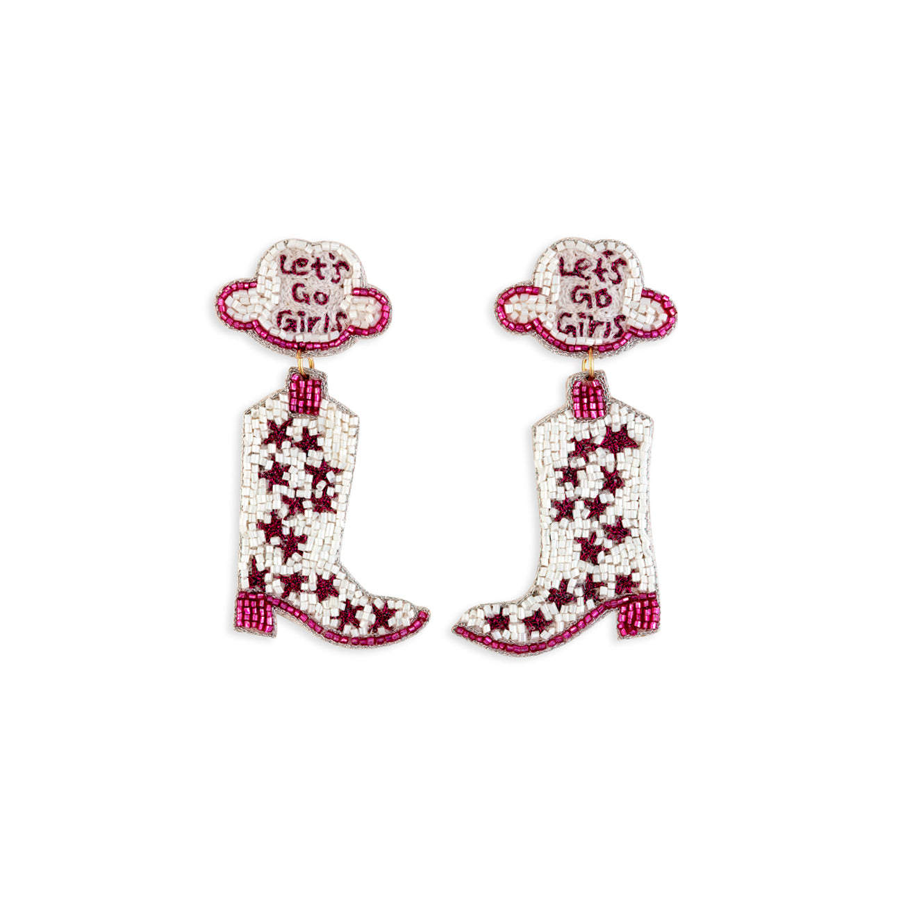 LetÃ¢â‚¬â„¢s Go Girls Earrings In Red