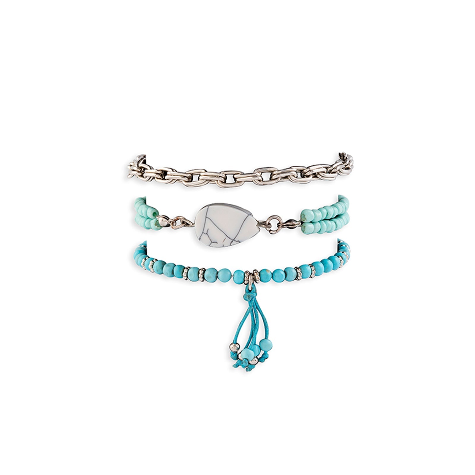 Clear Skies Multistrand Bracelet