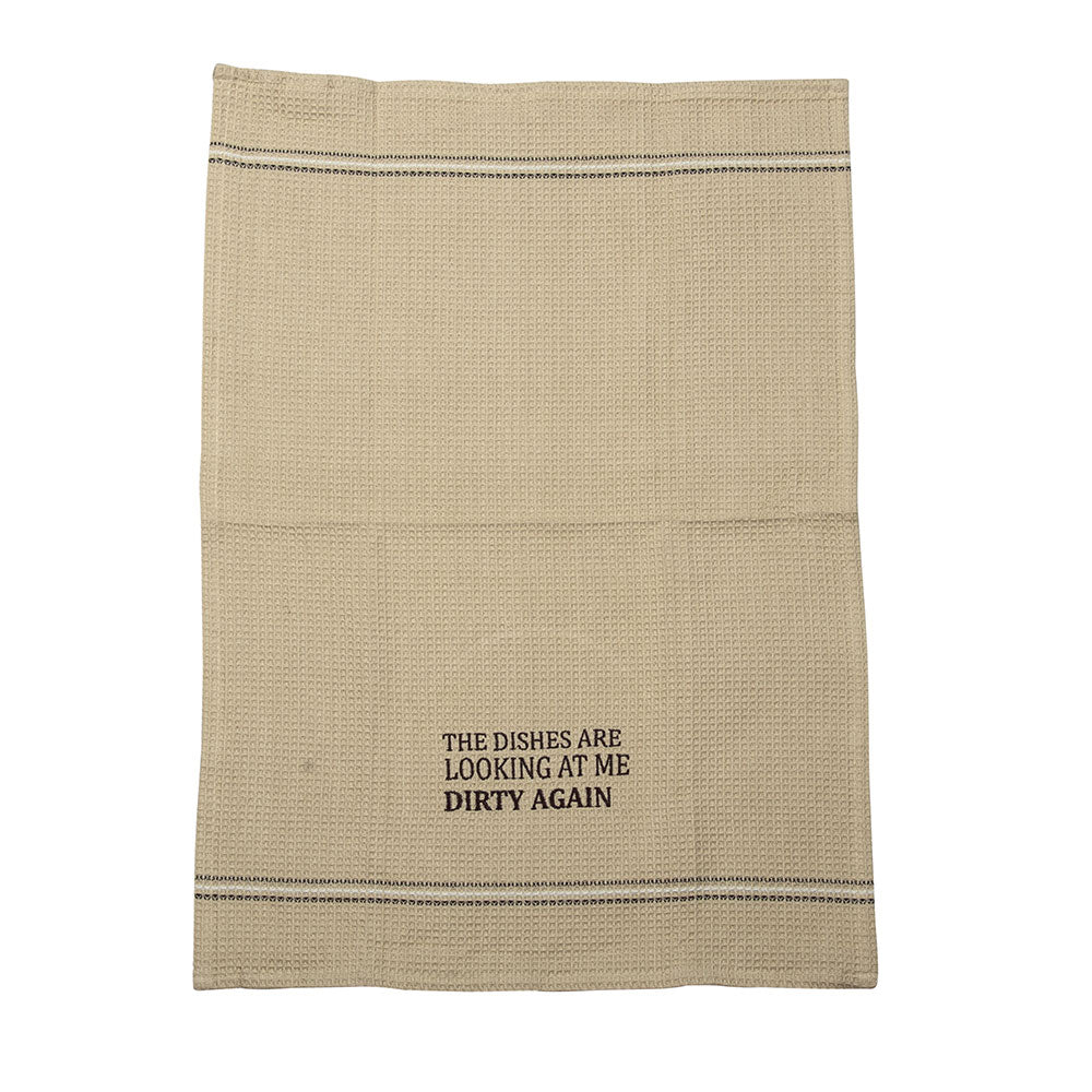 DIRTY AGAIN DISH TOWEL  SET OF 2''