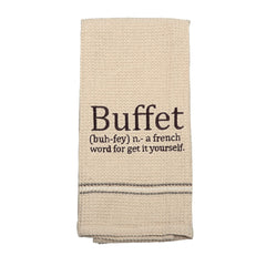BUFFET DISH TOWEL  SET OF 2