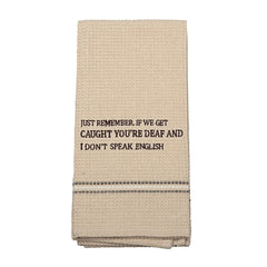JUST REMEMBER DISH TOWEL  '' SET OF 2