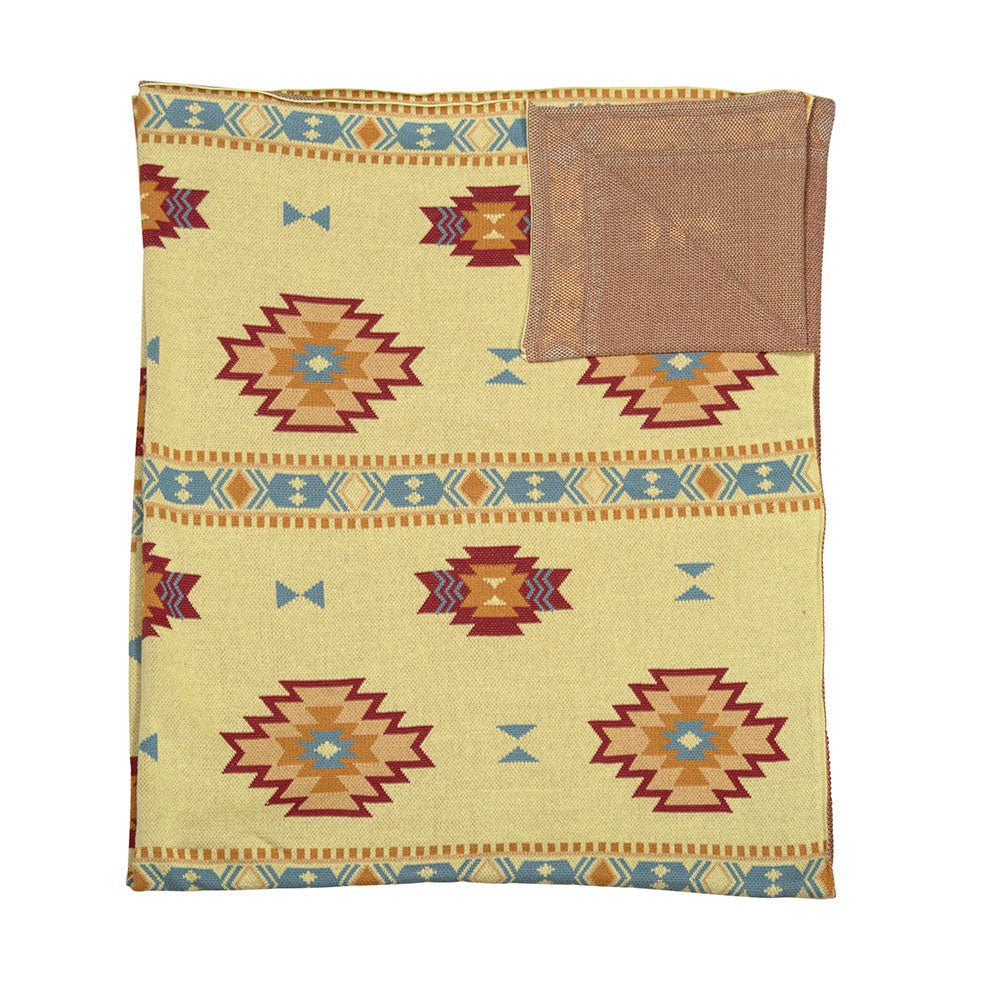 Paint Flower Meadow Throw In Yellow