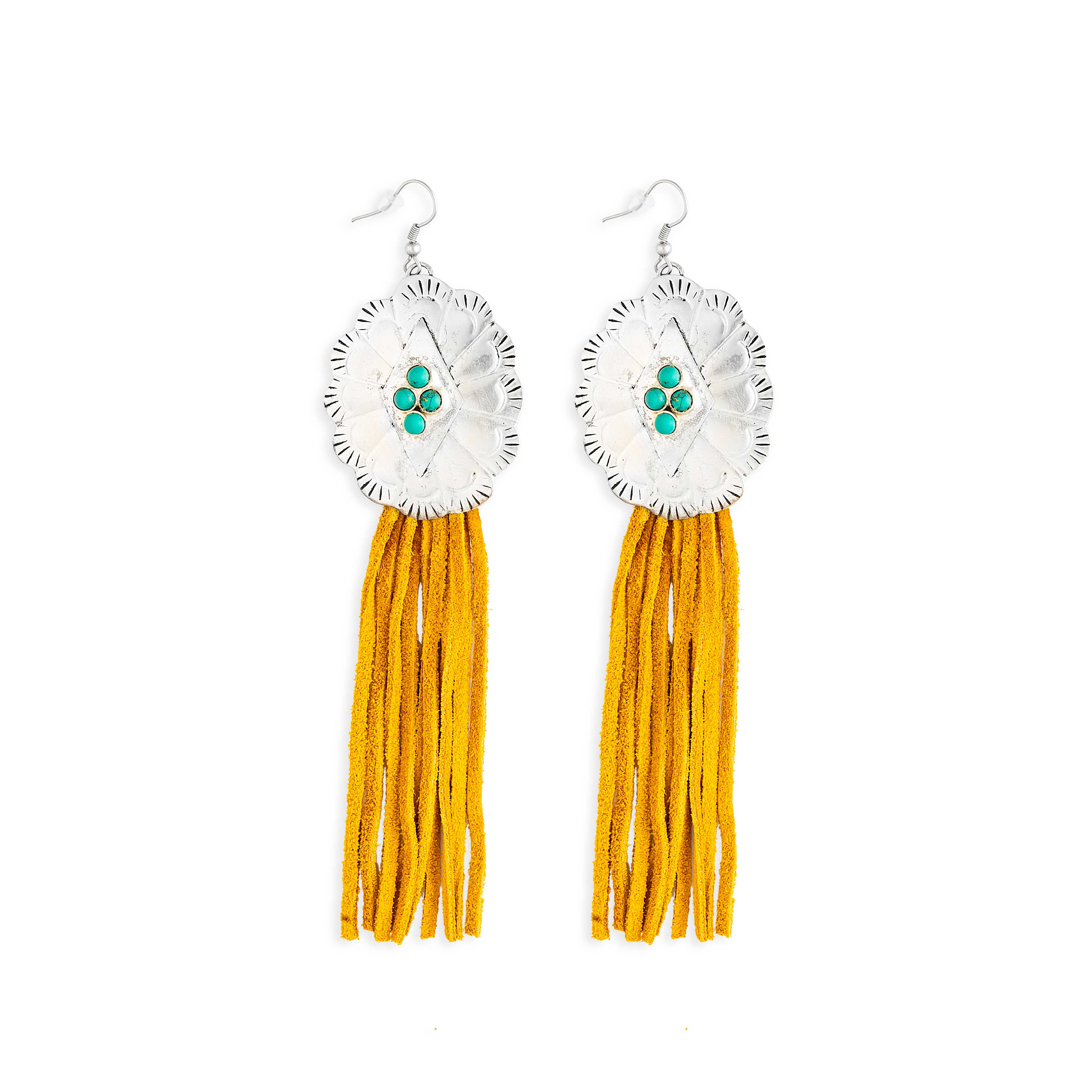 Zinnia Canyon Fringe Earring In Gold