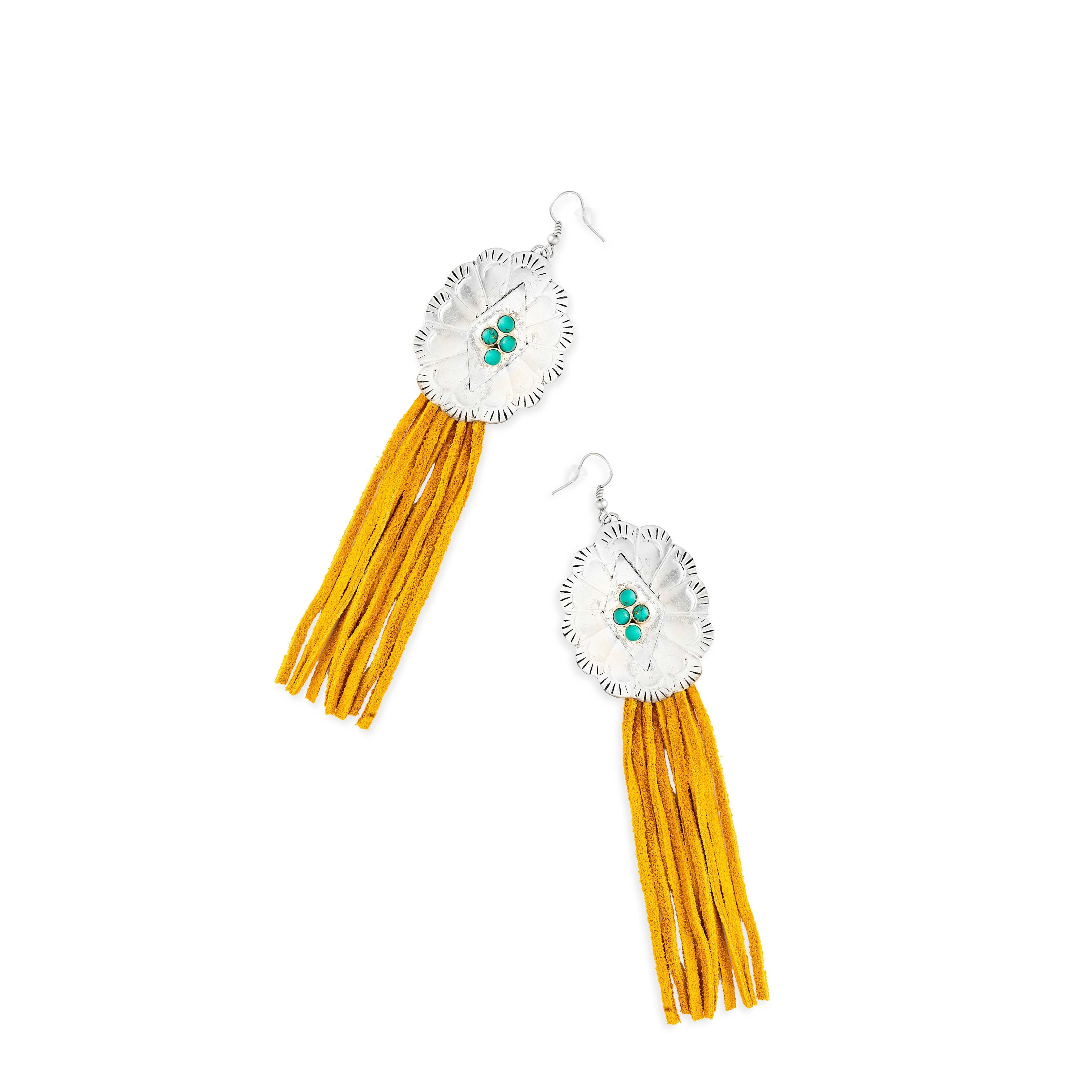 Zinnia Canyon Fringe Earring In Gold