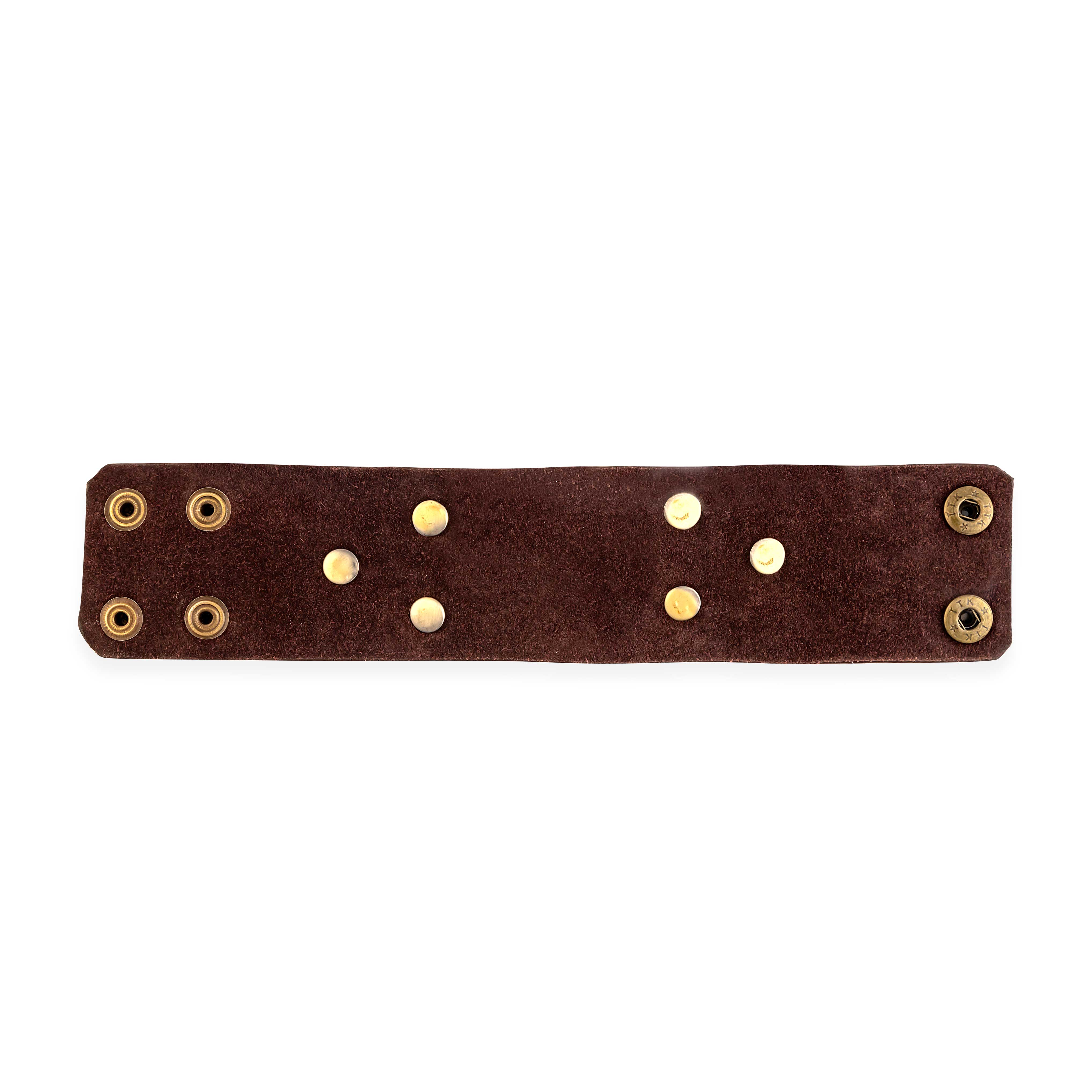 Brandianna Hair-On Hide Cuff Bracelet In Brown