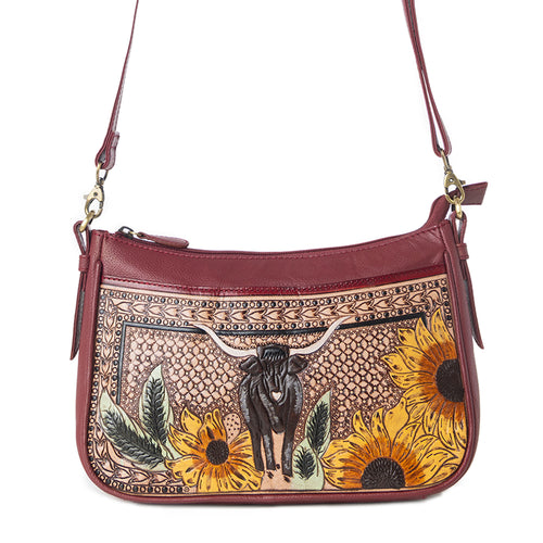 On the Trail Home Hand-tooled Bag