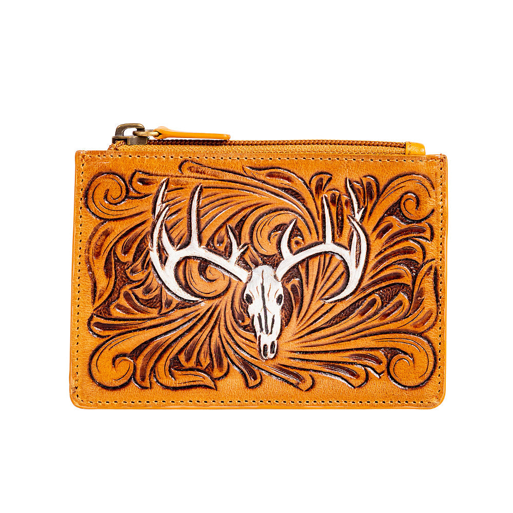 Wylie Corral Hand-tooled Credit Card Holder