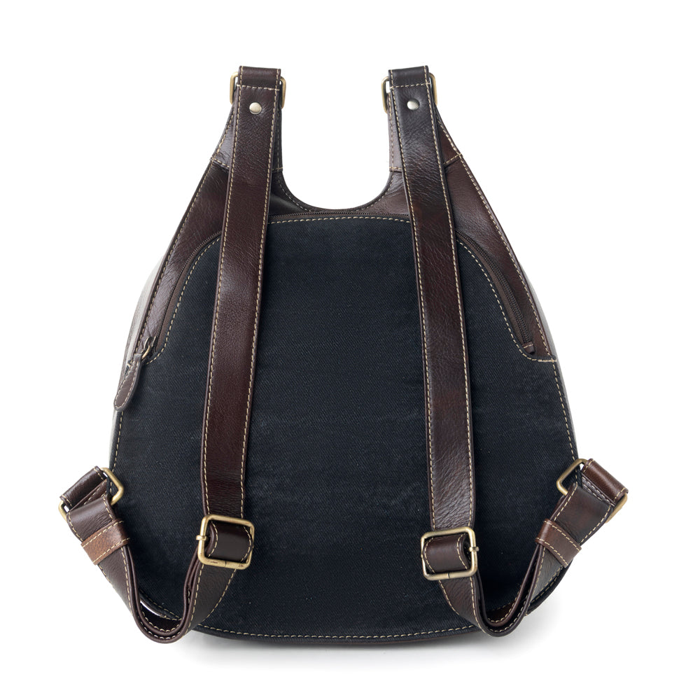Daisy Hill Trail Hand-tooled Backpack Bag