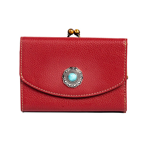Gypsum Trail Coin Purse in Red