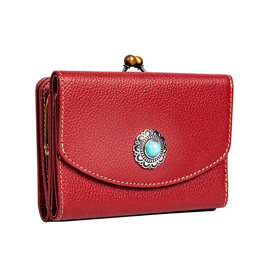 Gypsum Trail Coin Purse in Red