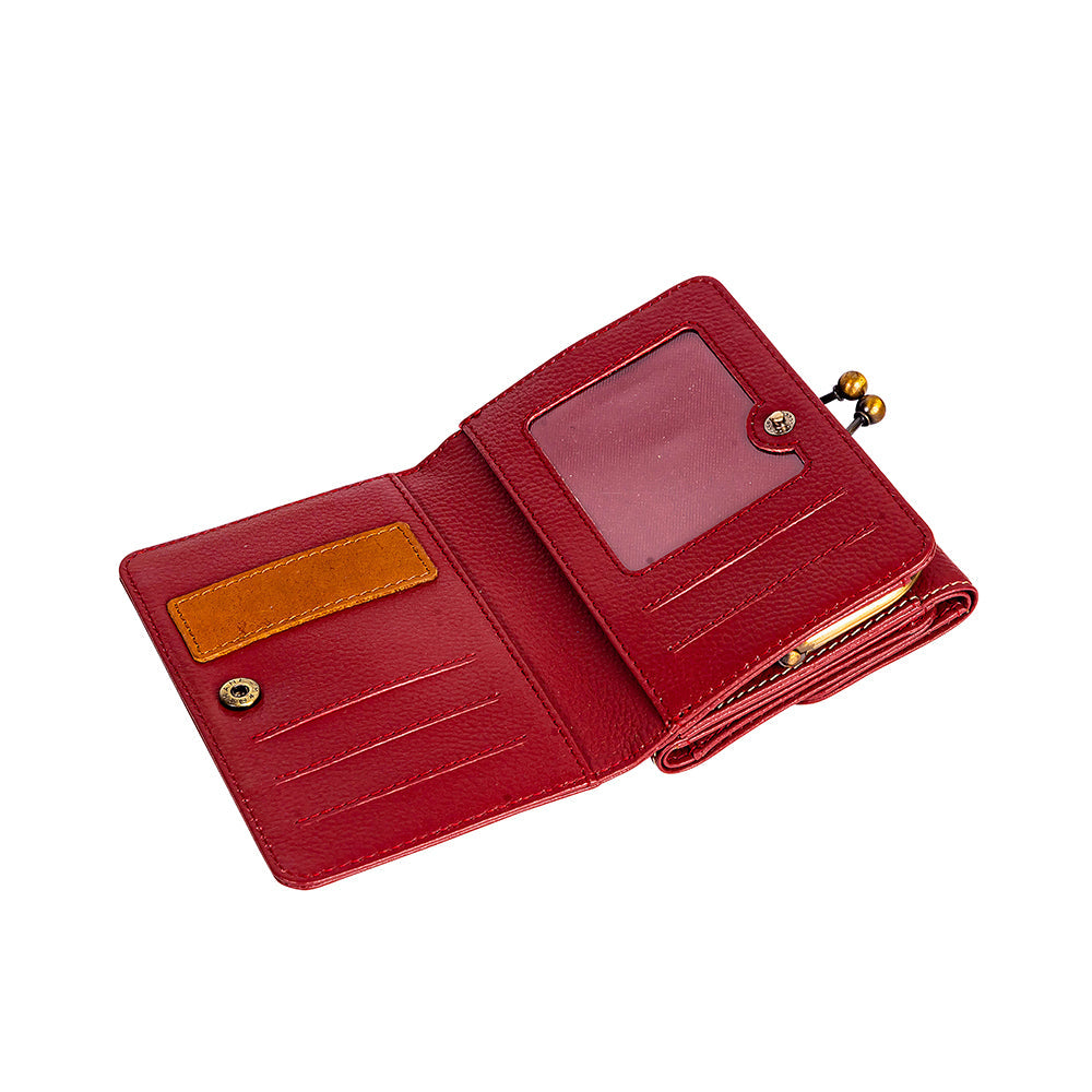 Gypsum Trail Coin Purse in Red