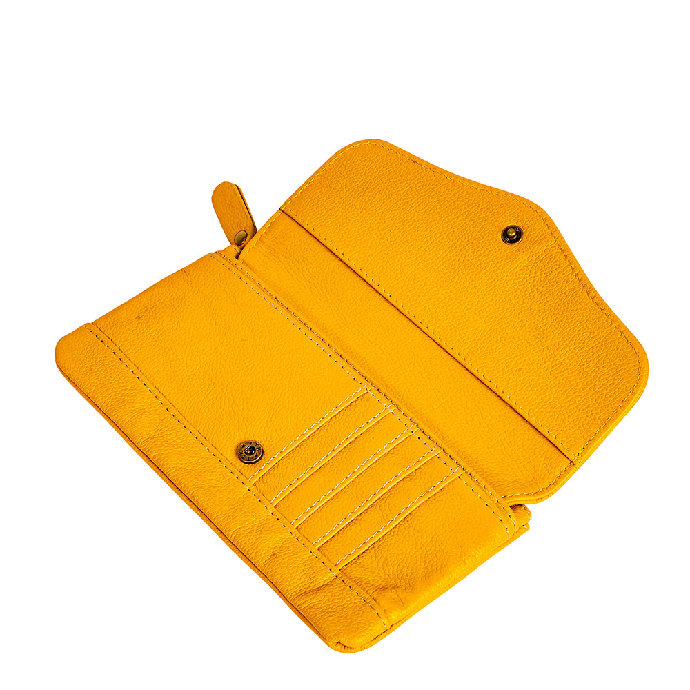 Skyviews Wallet in Yellow