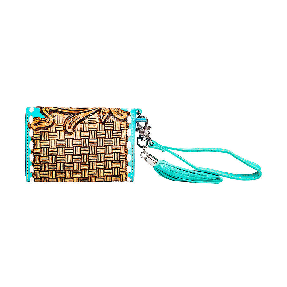 Treasure Bloom Hand-tooled Wallet
