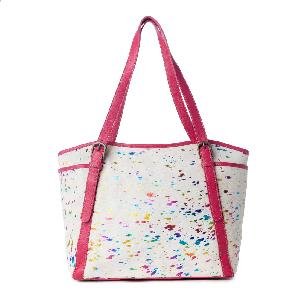 Rojo Ryders Leather & Hairon Bag