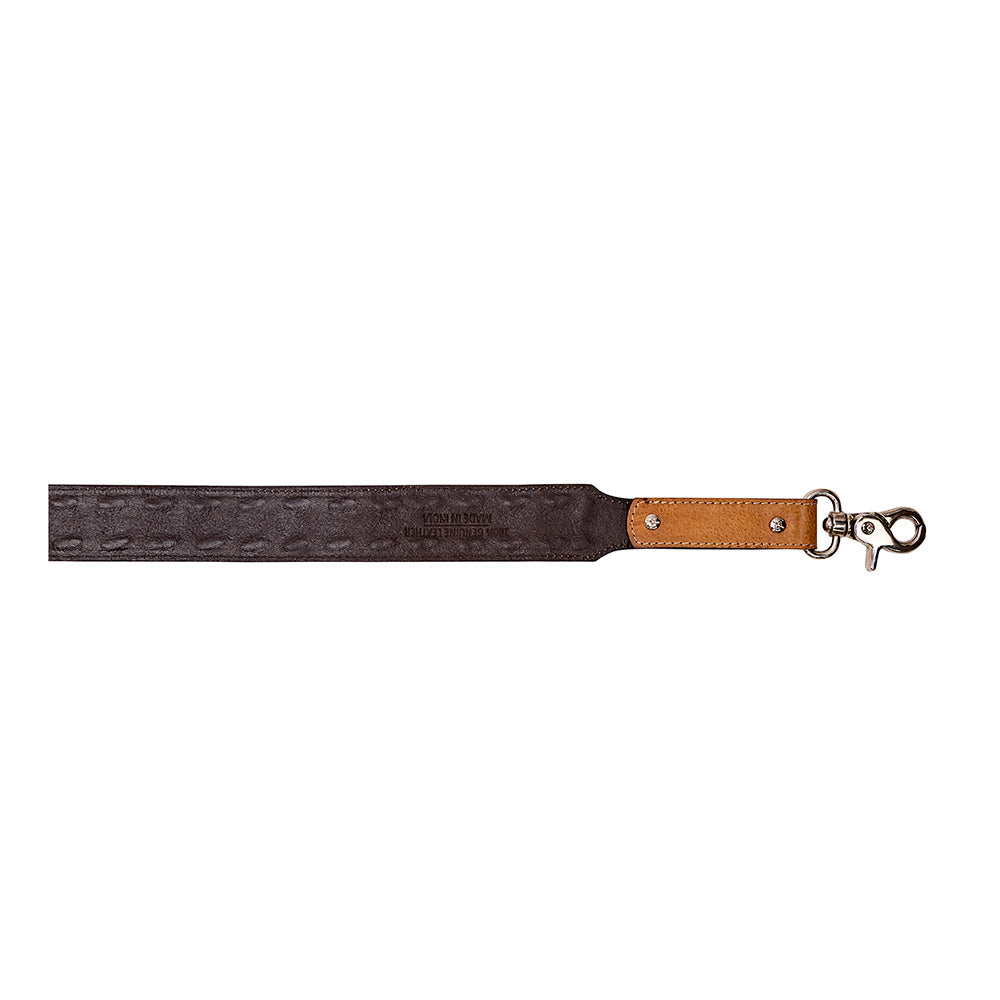 Dakota Bluff Hand-tooled Leather Strap