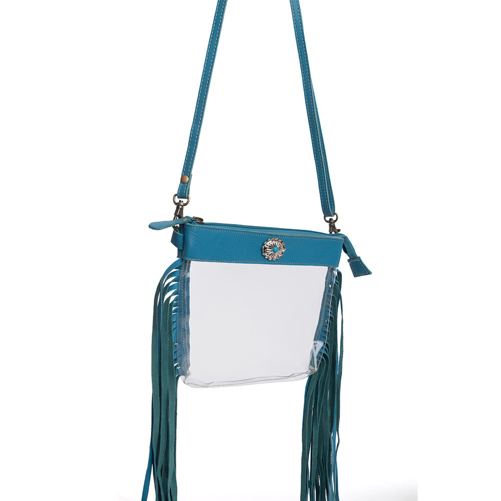 Azura Clear Bag in Blue