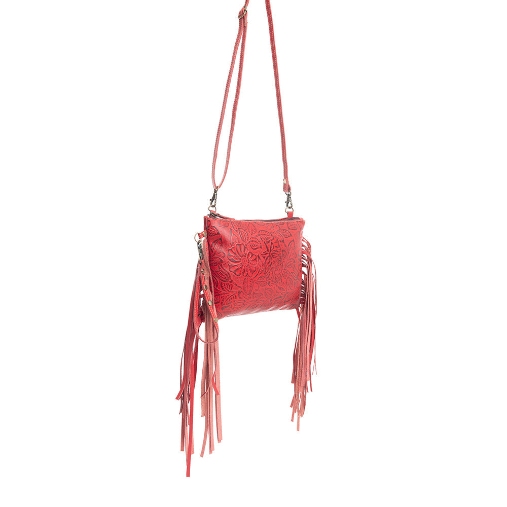 Fennington Leather Bag in Red