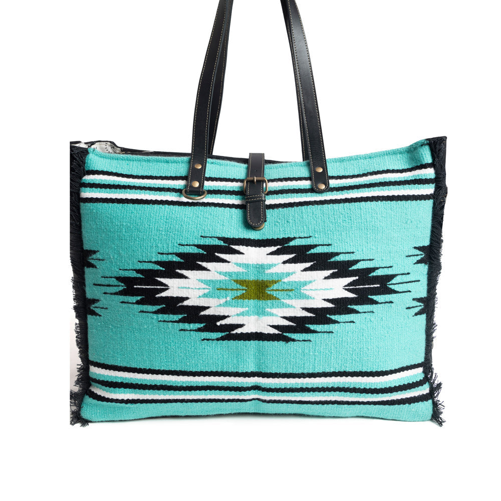 Riverbend Serape Weekender Bag