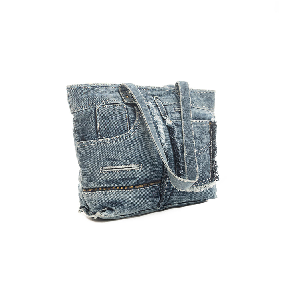 Vaqueros Azules Tote Bag